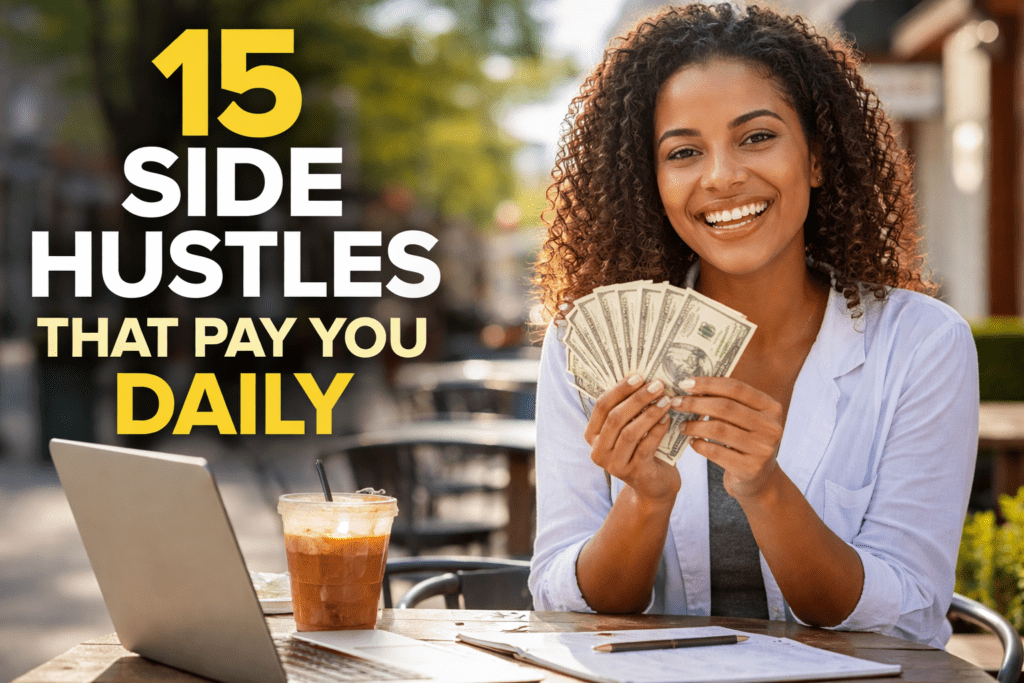 Side Hustles that Pay You Daily