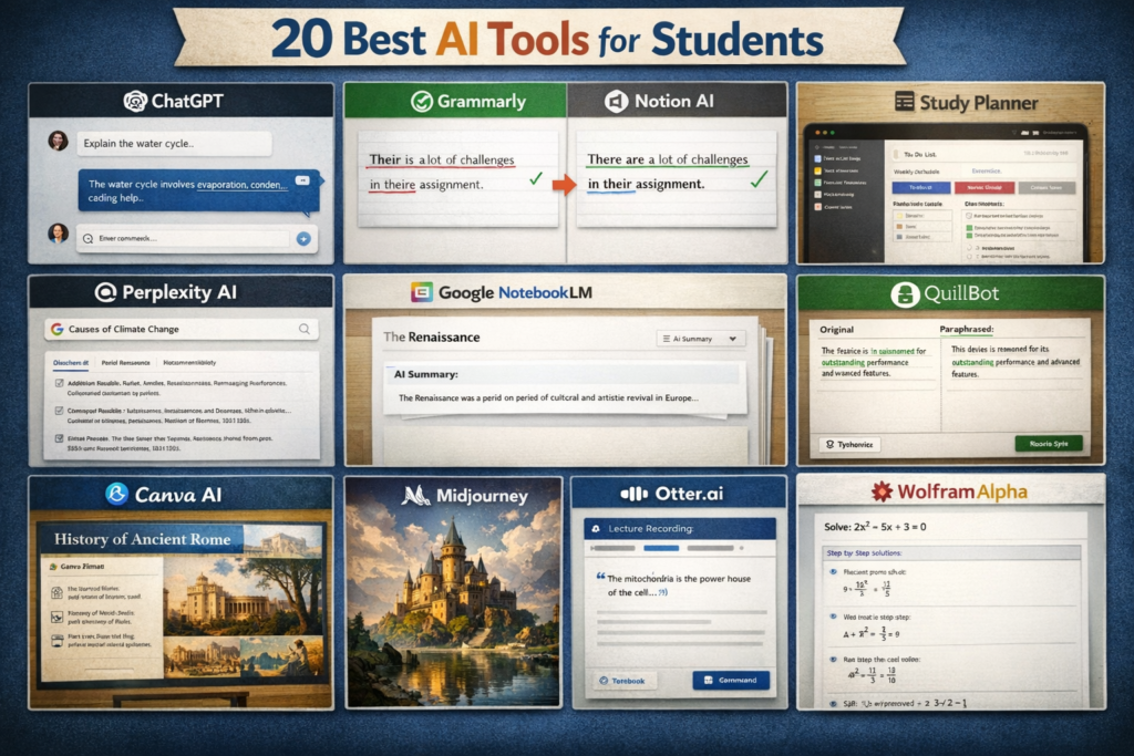 best AI tools for students