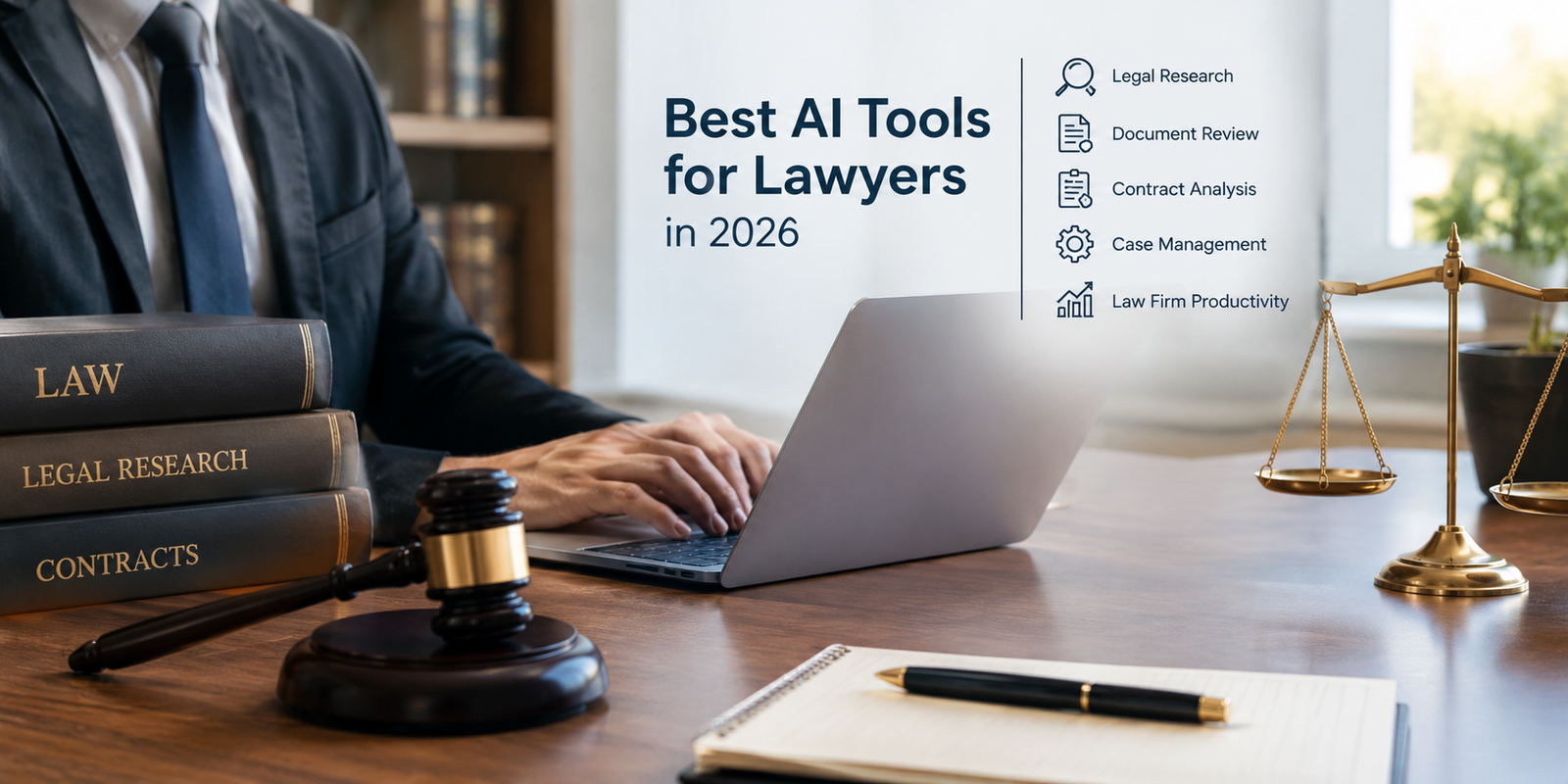 Best AI Tools for Lawyers in 2026: 10 Solutions for Modern Law Firms